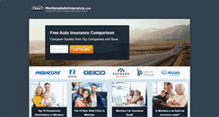 Desktop Screenshot of montanaautoinsurance.com